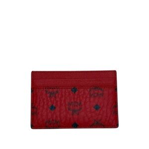 MCM VISETOS LEATHER CARD CASE